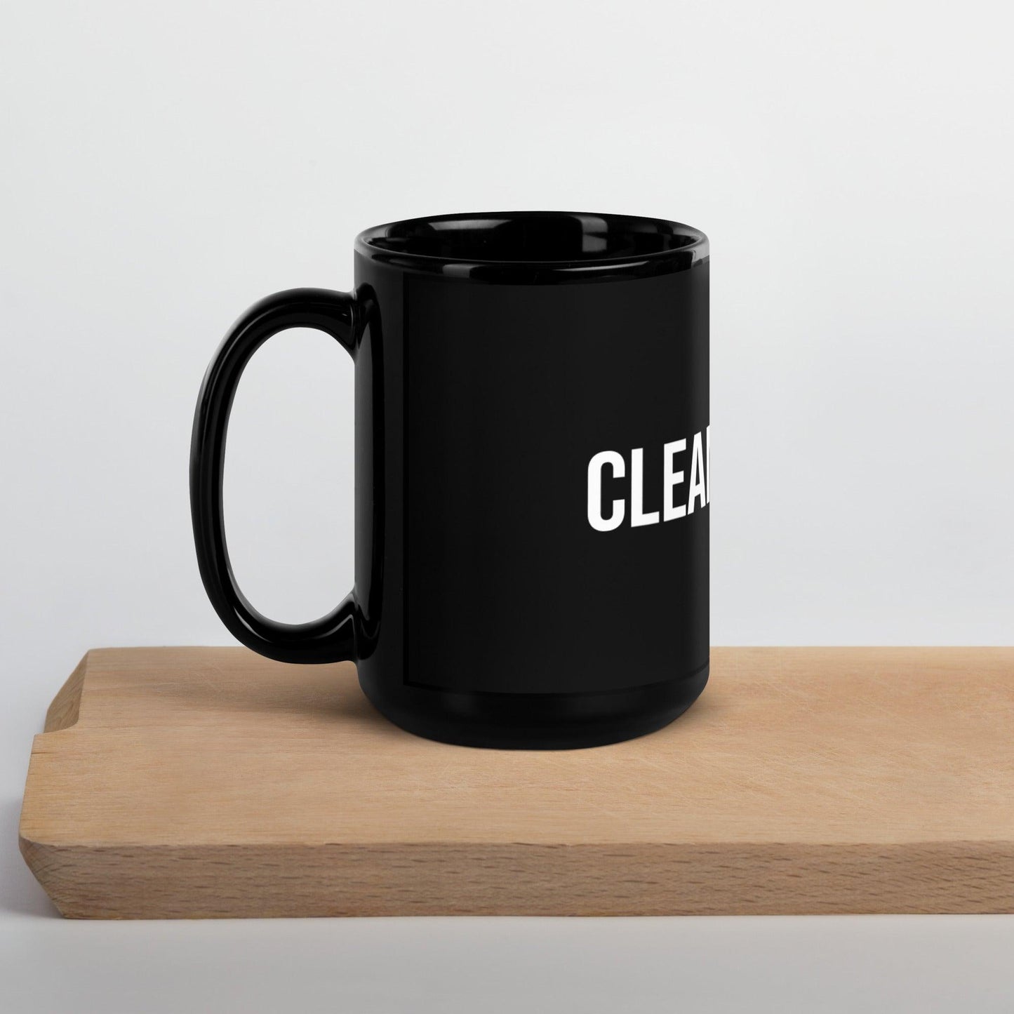 Black Glossy Mug - Clean & Sober