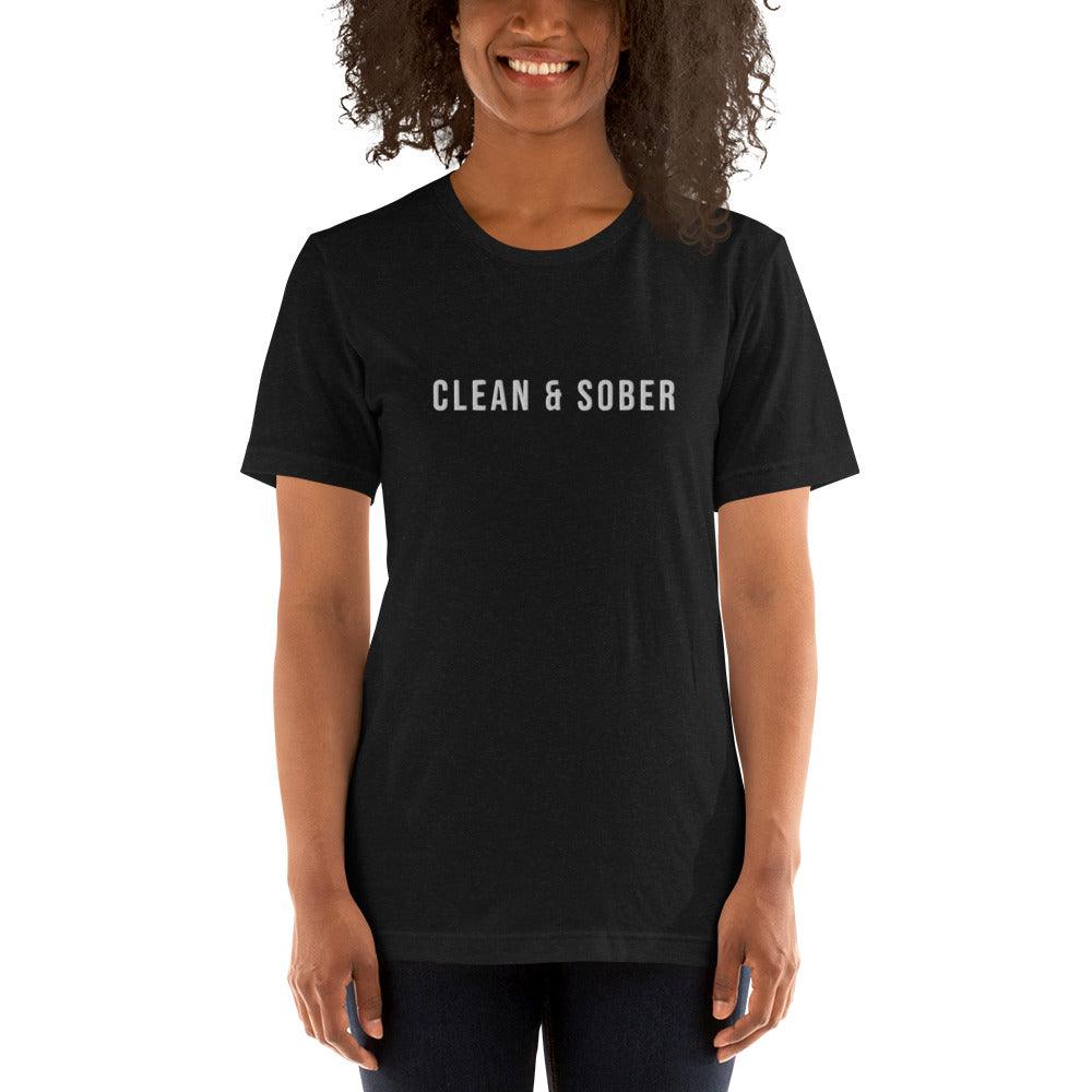 Unisex t-shirt - Clean & Sober