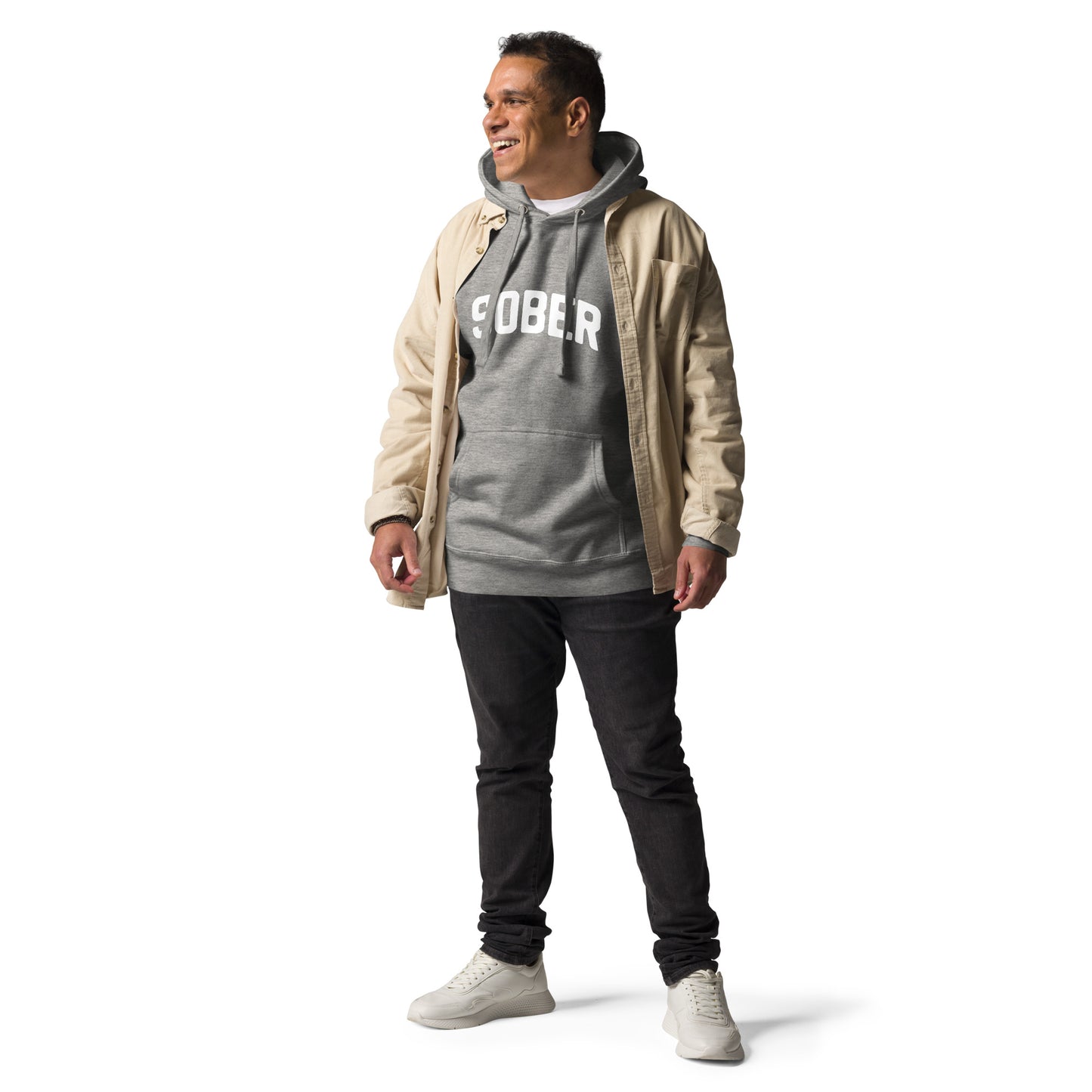 Men's Classic Hoodie: Embrace Sobriety - Clean & Sober