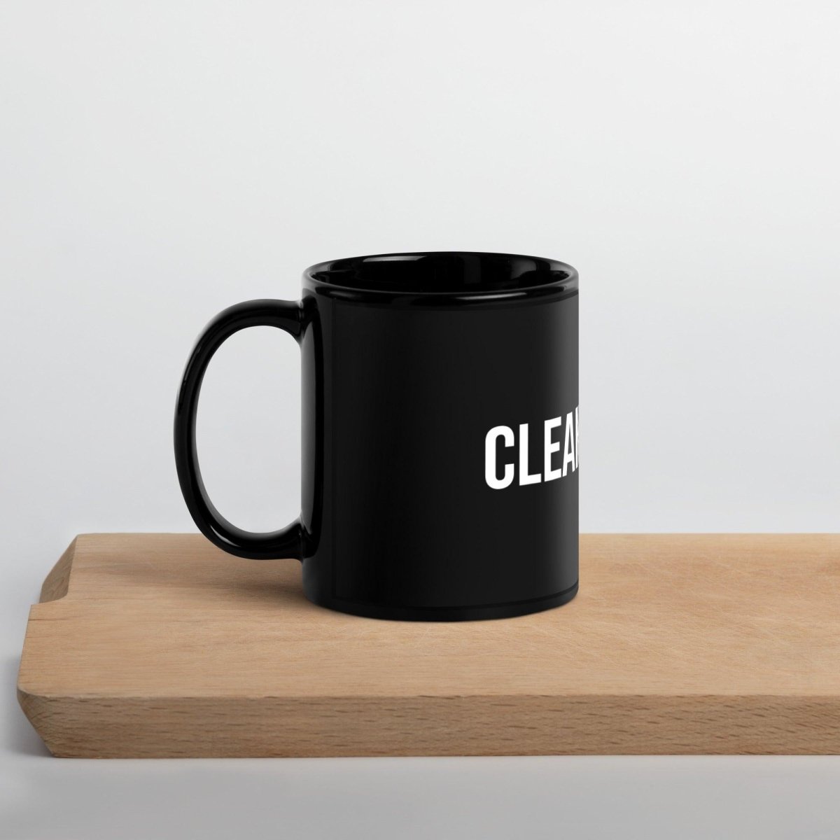 Clean and Sober Black Mug Empowering Gift for Recovery Journey Inspirational Sobriety Cup for Him & Her - Clean & Sober