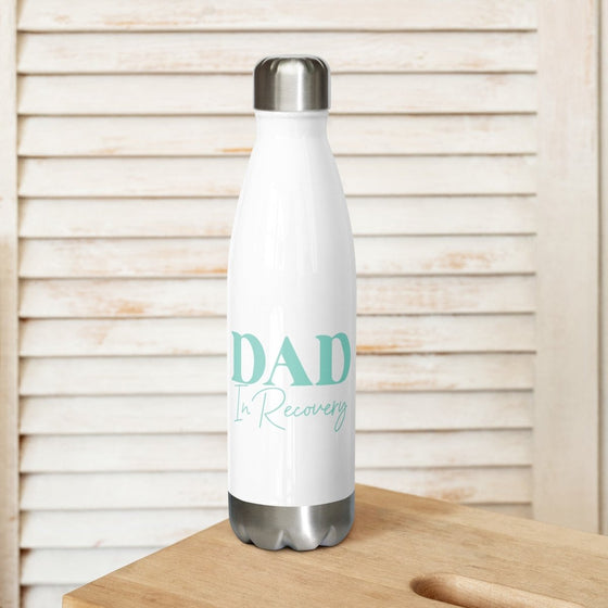 Dad in Recovery Water Bottle - Clean & Sober
