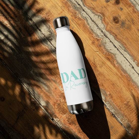 Dad in Recovery Water Bottle - Clean & Sober