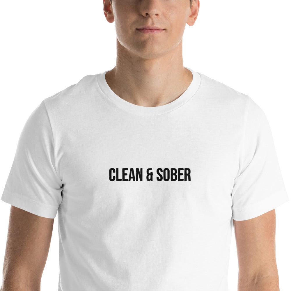 Unisex t-shirt - Clean & Sober