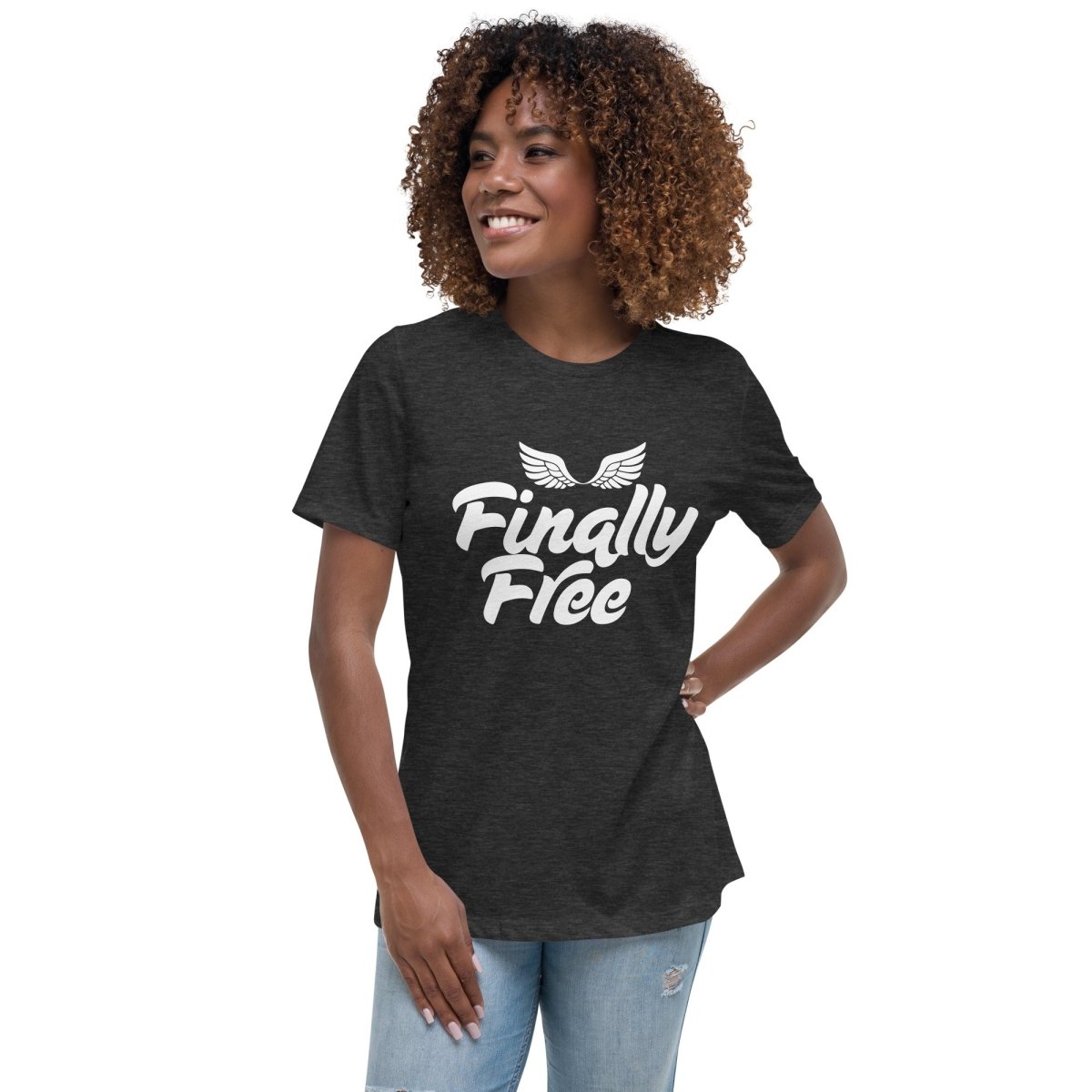 "Finally Free" Women's Relaxed Fit T-Shirt - Clean & Sober