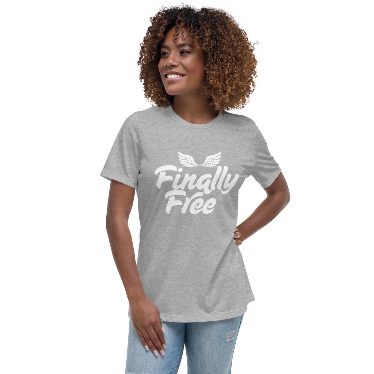 "Finally Free" Women's Relaxed Fit T-Shirt - Clean & Sober