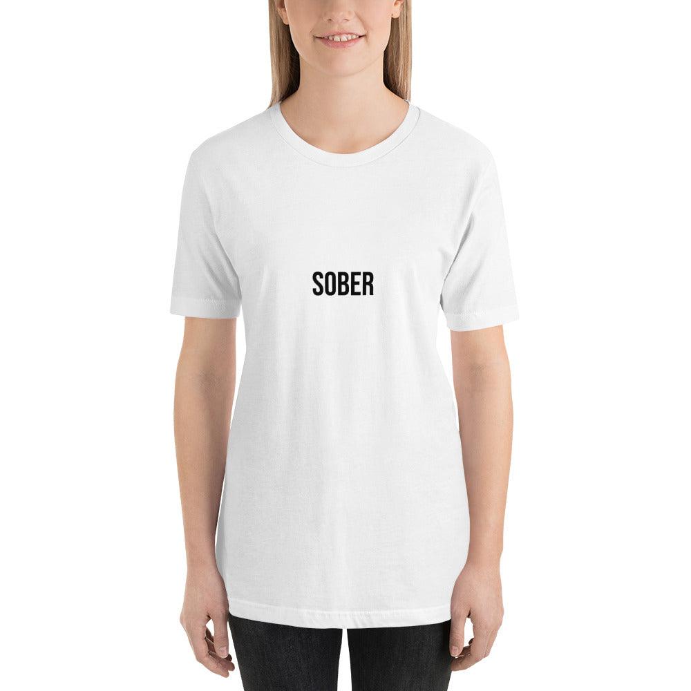 Sober Unisex t-shirt - Clean & Sober