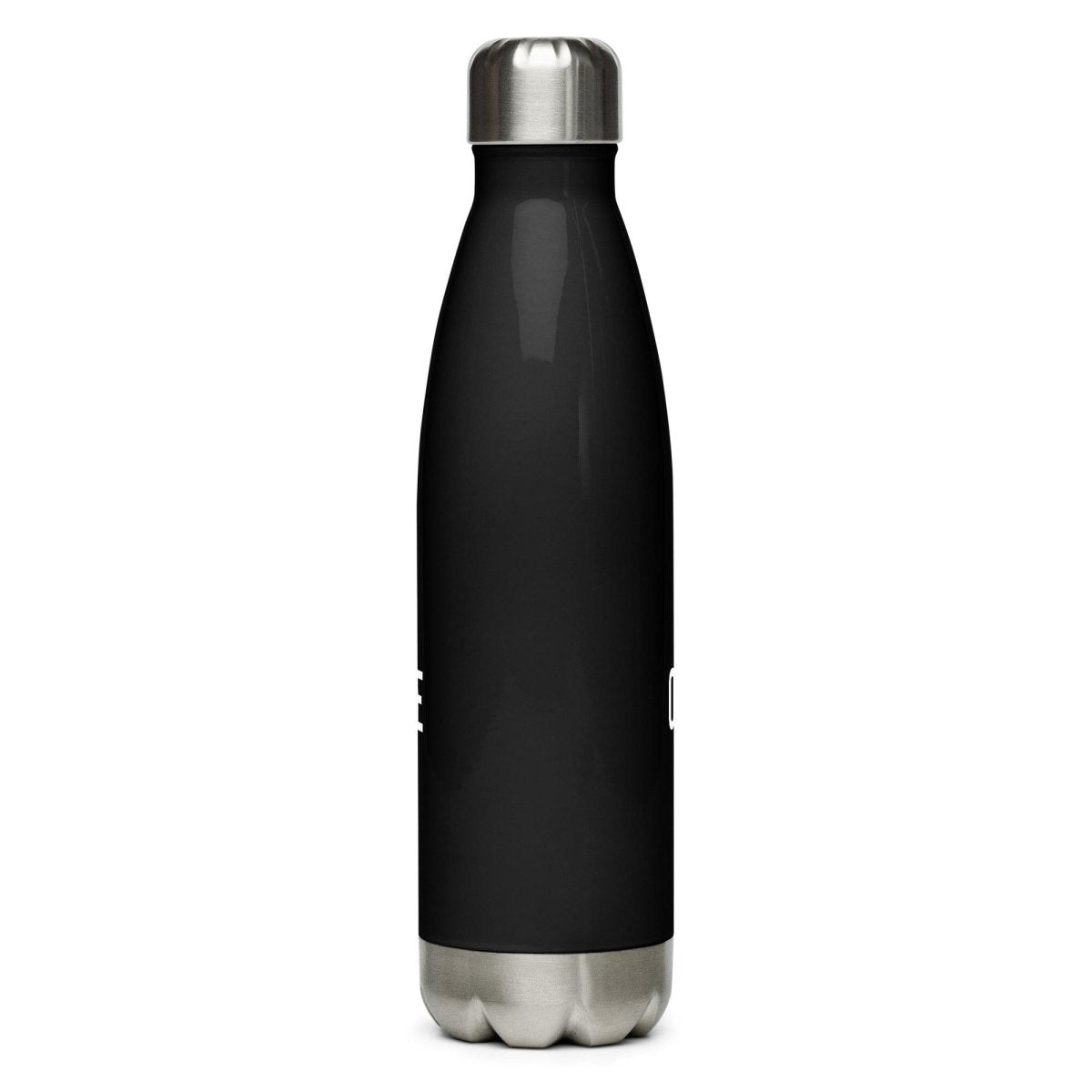 Stay Hydrated with Style White Stainless Steel Water Bottle with One Day at a Time Design The Perfect Gift for Those in Recovery or Embracing Sobriety - Clean & Sober