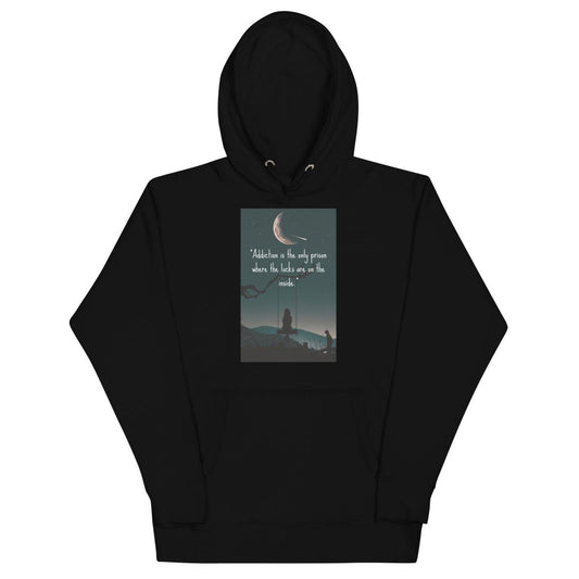 Unisex Hoodie, Awesome Quote - Clean & Sober