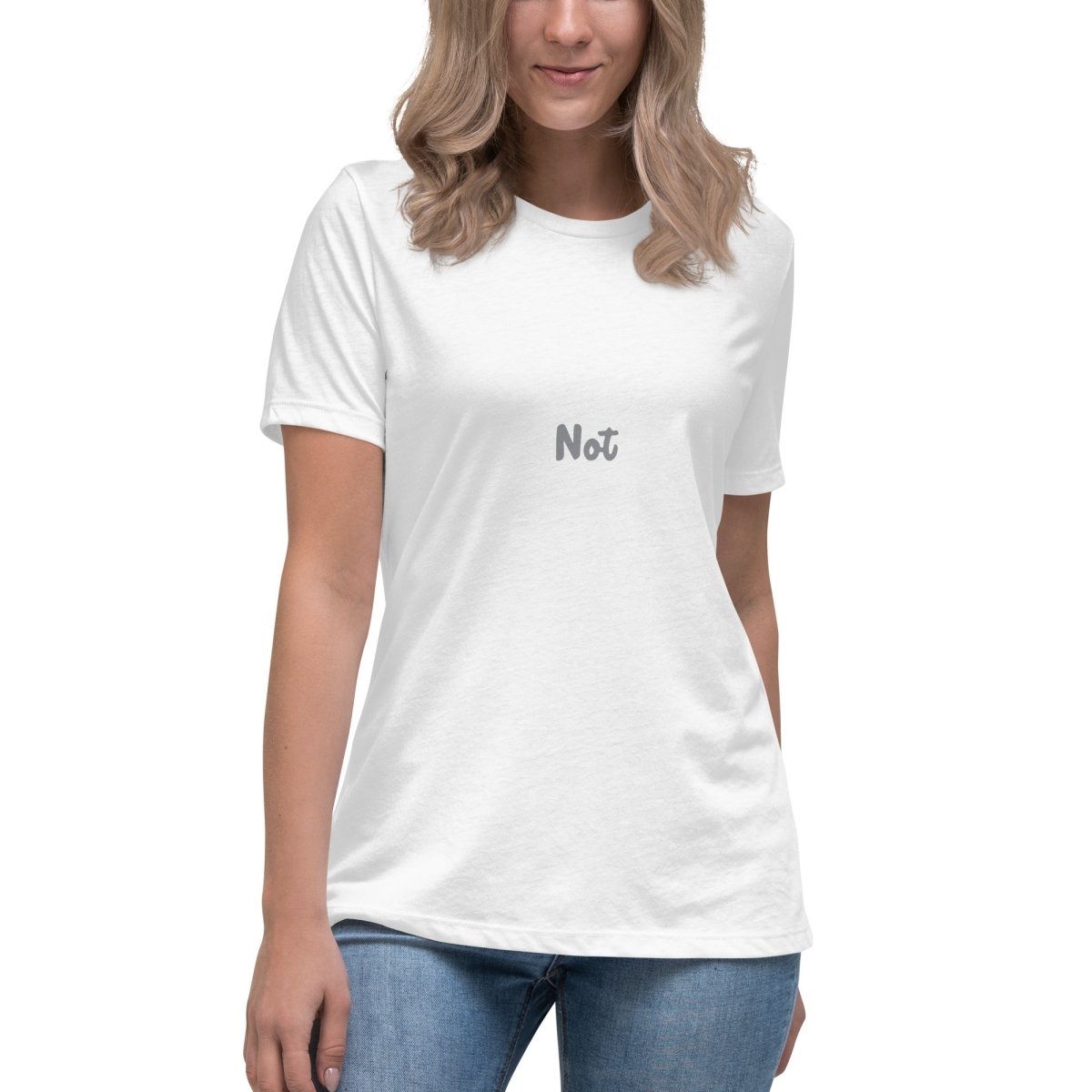 Women's Relaxed T-Shirt: 'Progress Not Perfection' Motto Tee - Clean & Sober