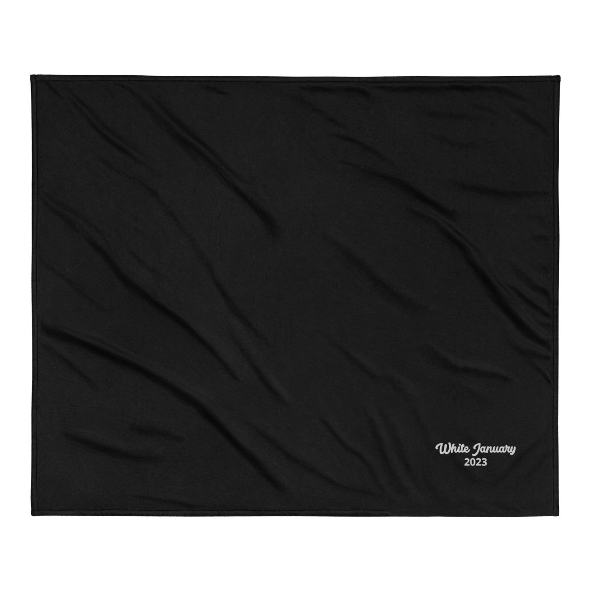 Premium sherpa blanket White January 2023 - Clean & Sober